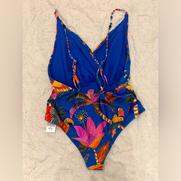 Farm Rio Macaw Party One Piece Swimsuit - Picture 5 of 7